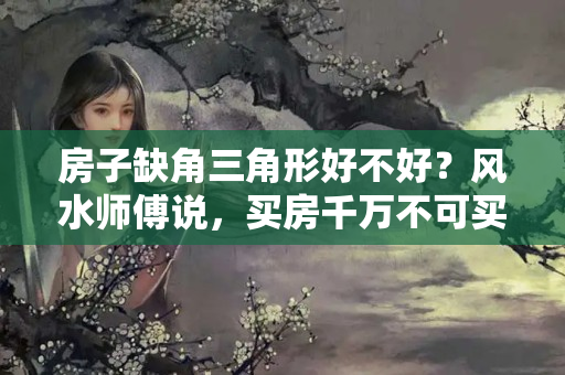 房子缺角三角形好不好？风水师傅说，买房千万不可买这几种户型，事业不顺，创业难成！