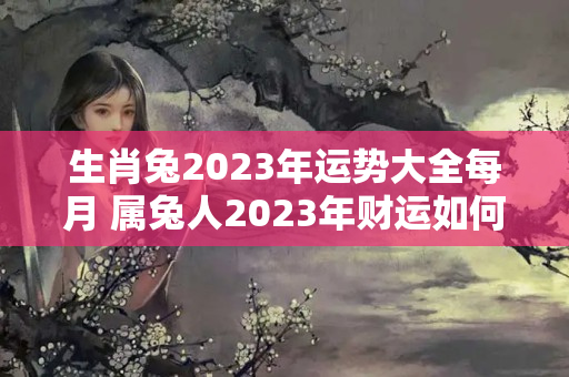 生肖兔2023年运势大全每月 属兔人2023年财运如何