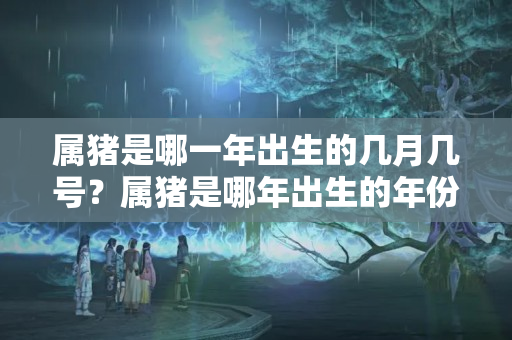 属猪是哪一年出生的几月几号？属猪是哪年出生的年份