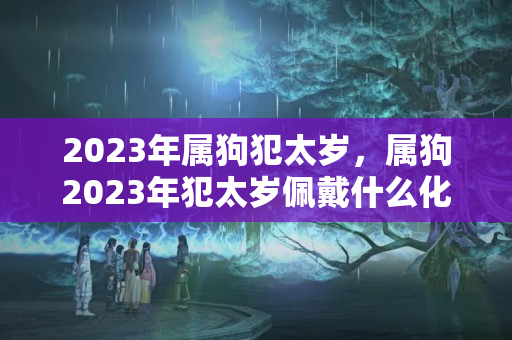 2023年属狗犯太岁，属狗2023年犯太岁佩戴什么化解？2023年狗刑太岁戴什么好