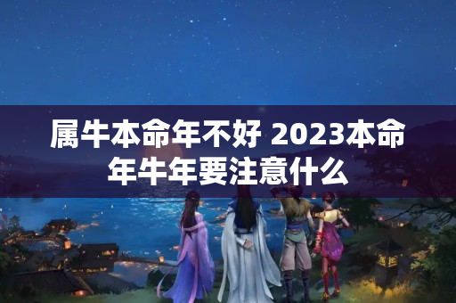 属牛本命年不好 2023本命年牛年要注意什么