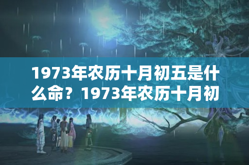 1973年农历十月初五是什么命？1973年农历十月初十是什么命