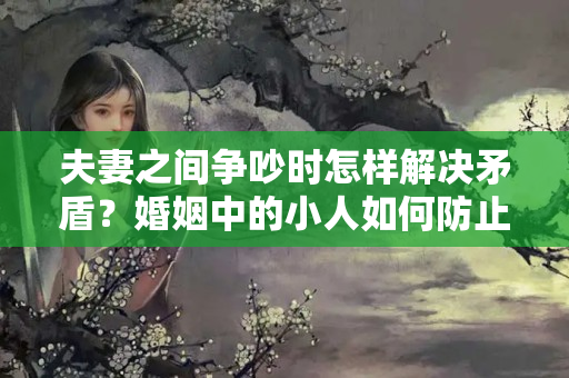 夫妻之间争吵时怎样解决矛盾？婚姻中的小人如何防止