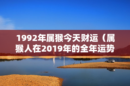 1992年属猴今天财运（属猴人在2019年的全年运势）