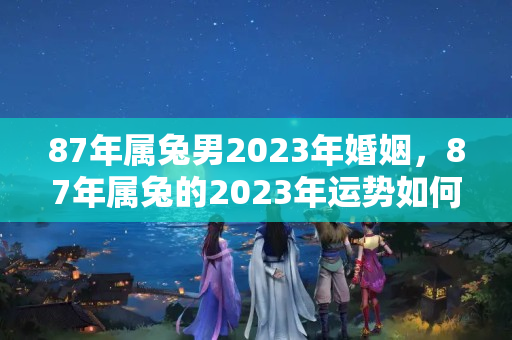 87年属兔男2023年婚姻，87年属兔的2023年运势如何？兔男2023年适合结婚吗