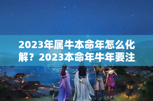 2023年属牛本命年怎么化解？2023本命年牛年要注意什么