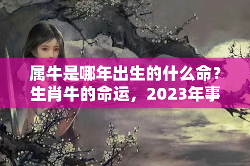 属牛是哪年出生的什么命？生肖牛的命运，2023年事业顺利，大吉大利