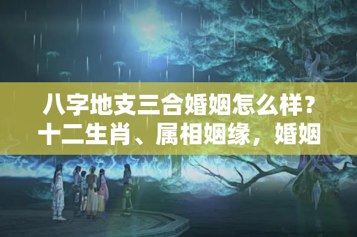 八字地支三合婚姻怎么样？十二生肖、属相姻缘，婚姻匹配