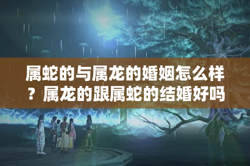 属蛇的与属龙的婚姻怎么样？属龙的跟属蛇的结婚好吗