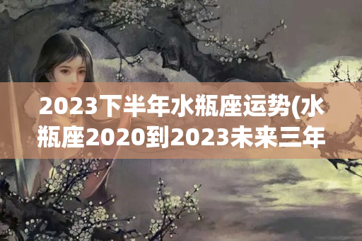 2023下半年水瓶座运势(水瓶座2020到2023未来三年运势)