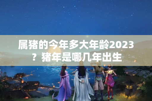 属猪的今年多大年龄2023？猪年是哪几年出生