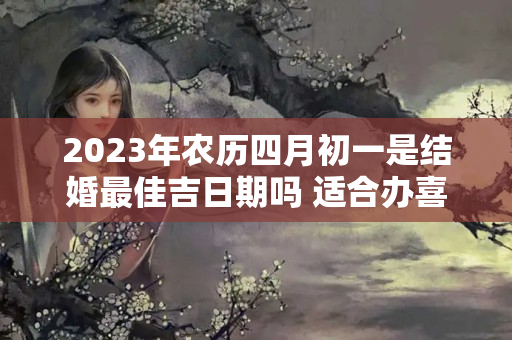 2023年农历四月初一是结婚最佳吉日期吗 适合办喜酒吗