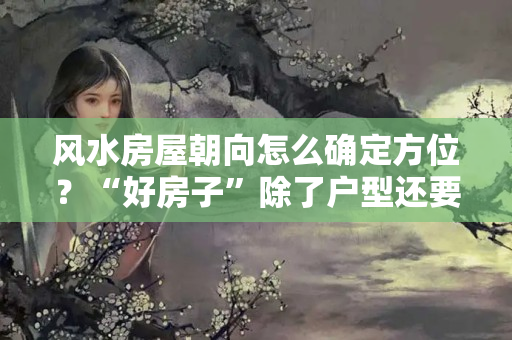 风水房屋朝向怎么确定方位？“好房子”除了户型还要注意位置，楼栋选择不要“随意”