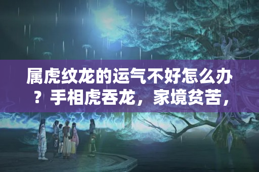 属虎纹龙的运气不好怎么办？手相虎吞龙，家境贫苦，父母缘薄