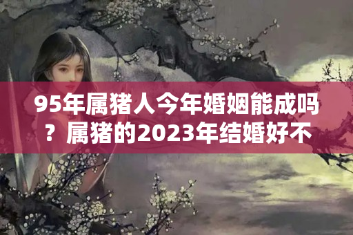 95年属猪人今年婚姻能成吗？属猪的2023年结婚好不好