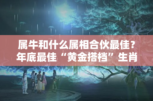 属牛和什么属相合伙最佳？年底最佳“黄金搭档”生肖组合！