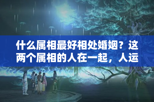 什么属相最好相处婚姻？这两个属相的人在一起，人运会是吉的，生活越来越幸福，恩爱到金婚！