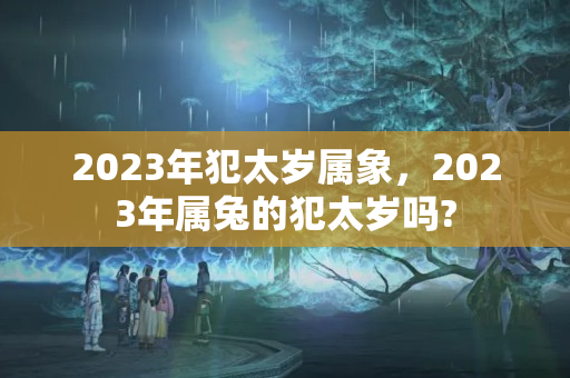 2023年犯太岁属象，2023年属兔的犯太岁吗?