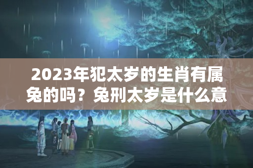 2023年犯太岁的生肖有属兔的吗？兔刑太岁是什么意思