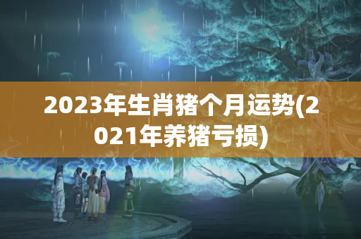 2023年生肖猪个月运势(2021年养猪亏损)