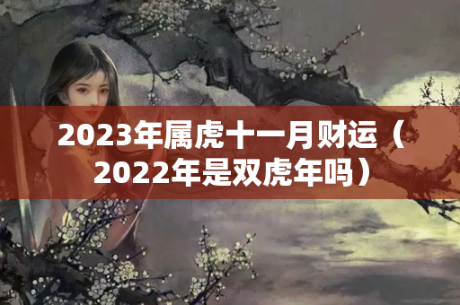 2023年属虎十一月财运（2022年是双虎年吗）