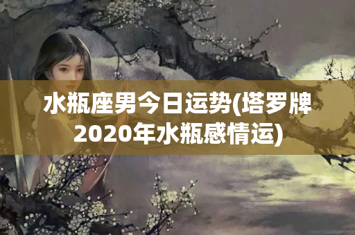 水瓶座男今日运势(塔罗牌2020年水瓶感情运)