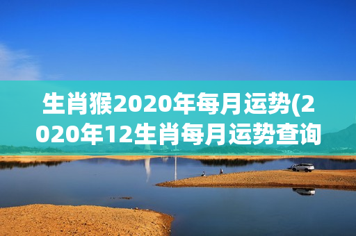 生肖猴2020年每月运势(2020年12生肖每月运势查询)