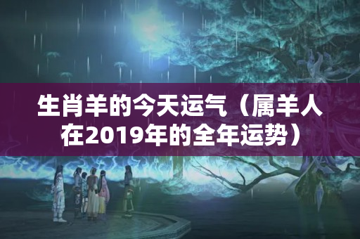 生肖羊的今天运气（属羊人在2019年的全年运势）