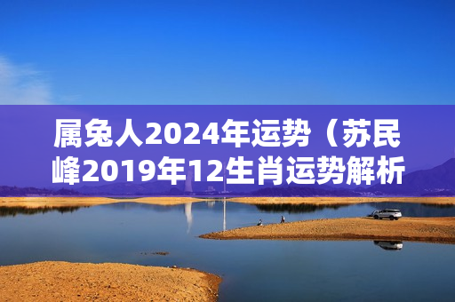 属兔人2024年运势（苏民峰2019年12生肖运势解析）