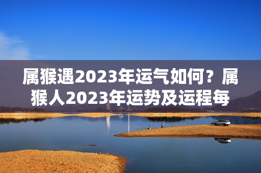 属猴遇2023年运气如何？属猴人2023年运势及运程每月运程卜易居