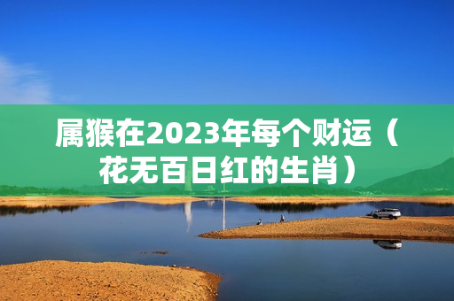 属猴在2023年每个财运（花无百日红的生肖）