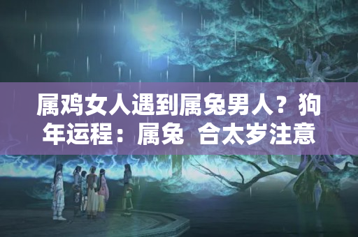 属鸡女人遇到属兔男人？狗年运程：属兔  合太岁注意波折 贵人运强桃花旺