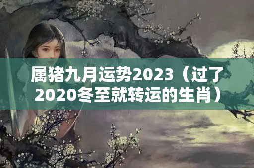 属猪九月运势2023（过了2020冬至就转运的生肖）