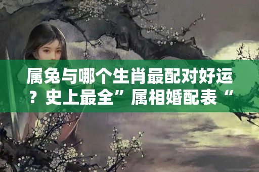 属兔与哪个生肖最配对好运？史上最全”属相婚配表“，来看你的属相配什么最好！