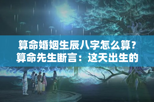 算命婚姻生辰八字怎么算？算命先生断言：这天出生的人一生易遭第三者破坏婚姻，二婚才幸福