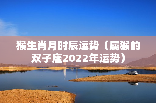 猴生肖月时辰运势（属猴的双子座2022年运势）