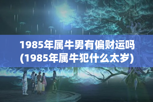 1985年属牛男有偏财运吗(1985年属牛犯什么太岁)