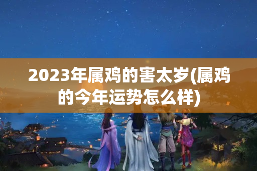 2023年属鸡的害太岁(属鸡的今年运势怎么样)