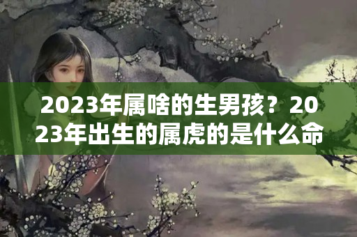 2023年属啥的生男孩？2023年出生的属虎的是什么命