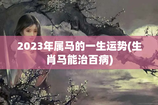 2023年属马的一生运势(生肖马能治百病)