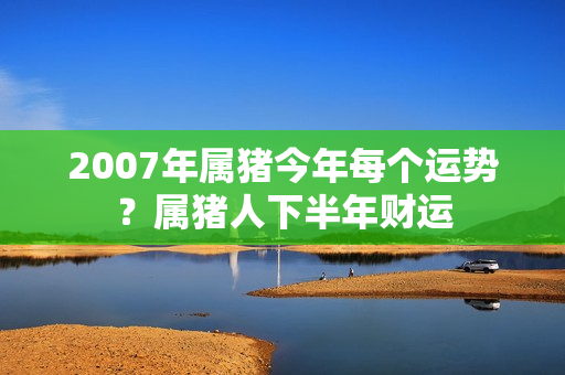 2007年属猪今年每个运势？属猪人下半年财运