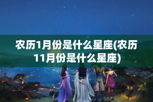 农历1月份是什么星座(农历11月份是什么星座)