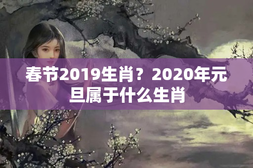 春节2019生肖？2020年元旦属于什么生肖