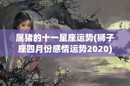 属猪的十一星座运势(狮子座四月份感情运势2020)