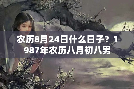 农历8月24日什么日子？1987年农历八月初八男