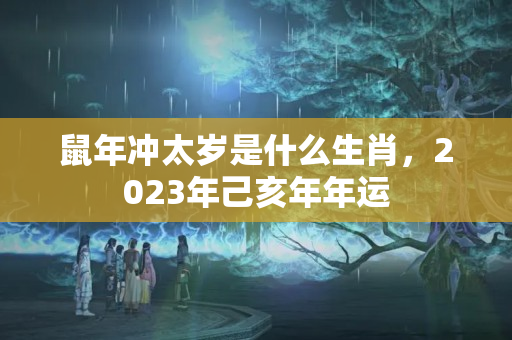 鼠年冲太岁是什么生肖，2023年己亥年年运