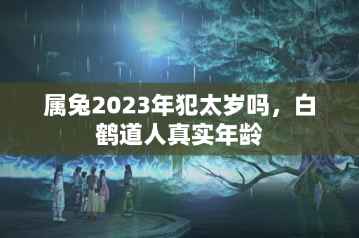 属兔2023年犯太岁吗，白鹤道人真实年龄