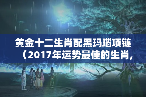 黄金十二生肖配黑玛瑙项链（2017年运势最佳的生肖, 偏财滚滚, 有望大发一笔）