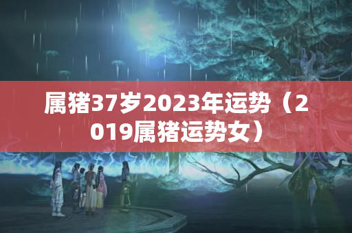 属猪37岁2023年运势（2019属猪运势女）