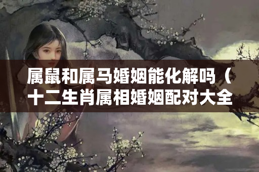 属鼠和属马婚姻能化解吗（十二生肖属相婚姻配对大全,你肯定很想知道!）